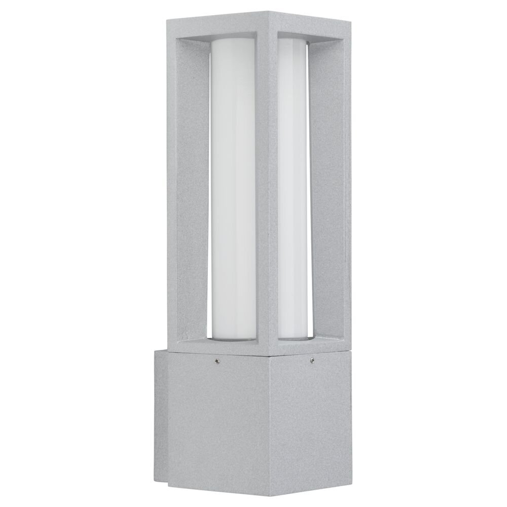 Wandleuchte A-142650, silber, Aluguss, Opalglas, IP44, E27, 350mm