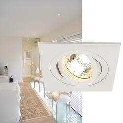 Einflammiger Einbaustrahler New Tria, GU10, Clipfedern,...