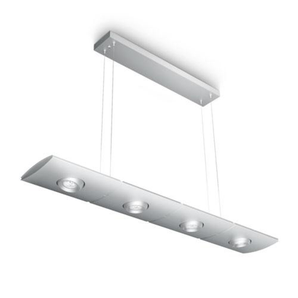 Elegante Roomstylers Elgar LED Pendelleuchte Aluminium