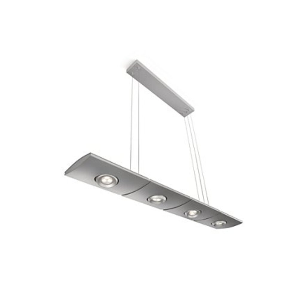 Elegante Roomstylers Elgar LED Pendelleuchte Aluminium günstig online kaufen