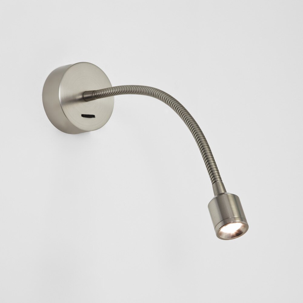 LED Wandleuchte Fosso in Nickel-Matt 2,5W 90lm