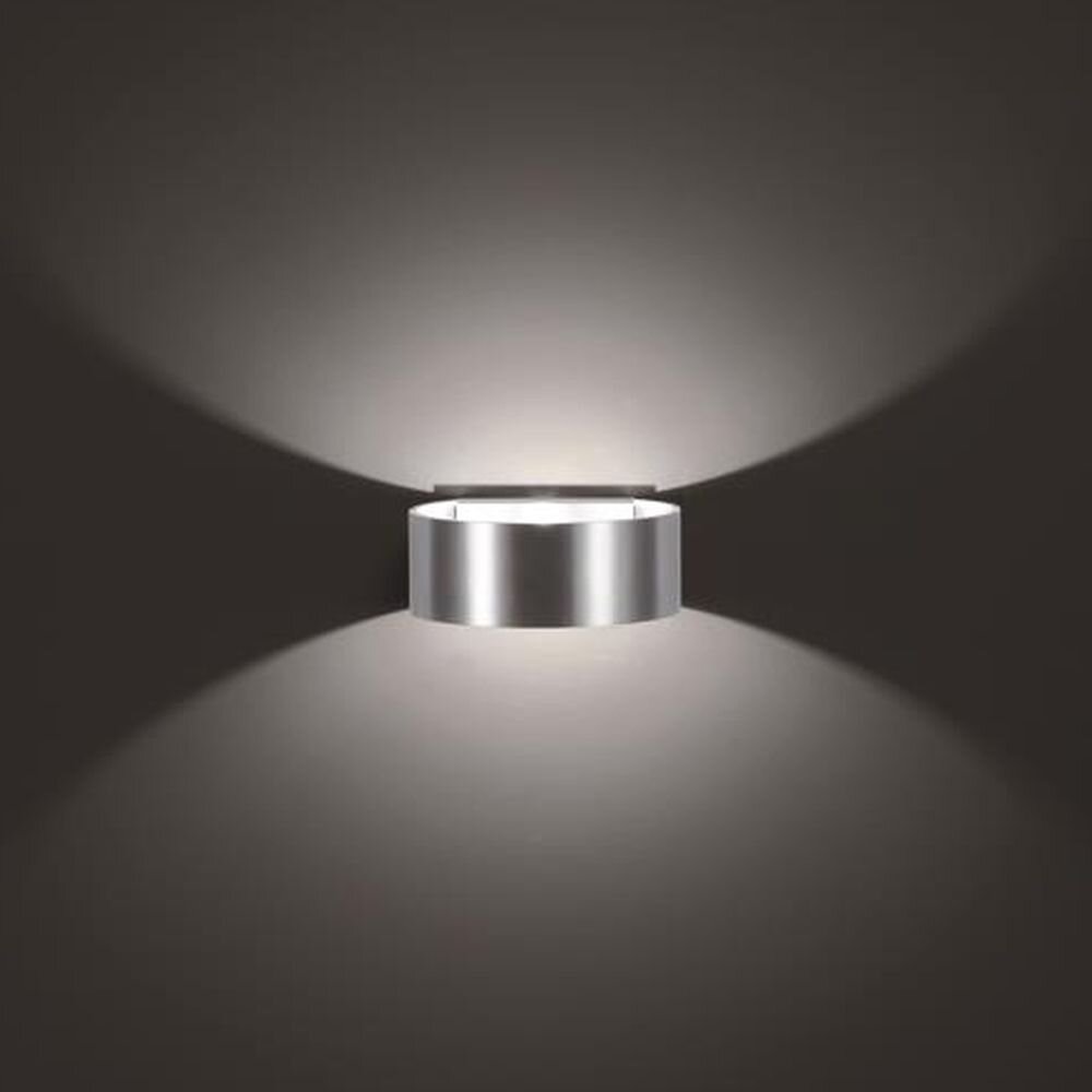 LED Wandleuchte Fosca in aluminium-matt 7W 580lm