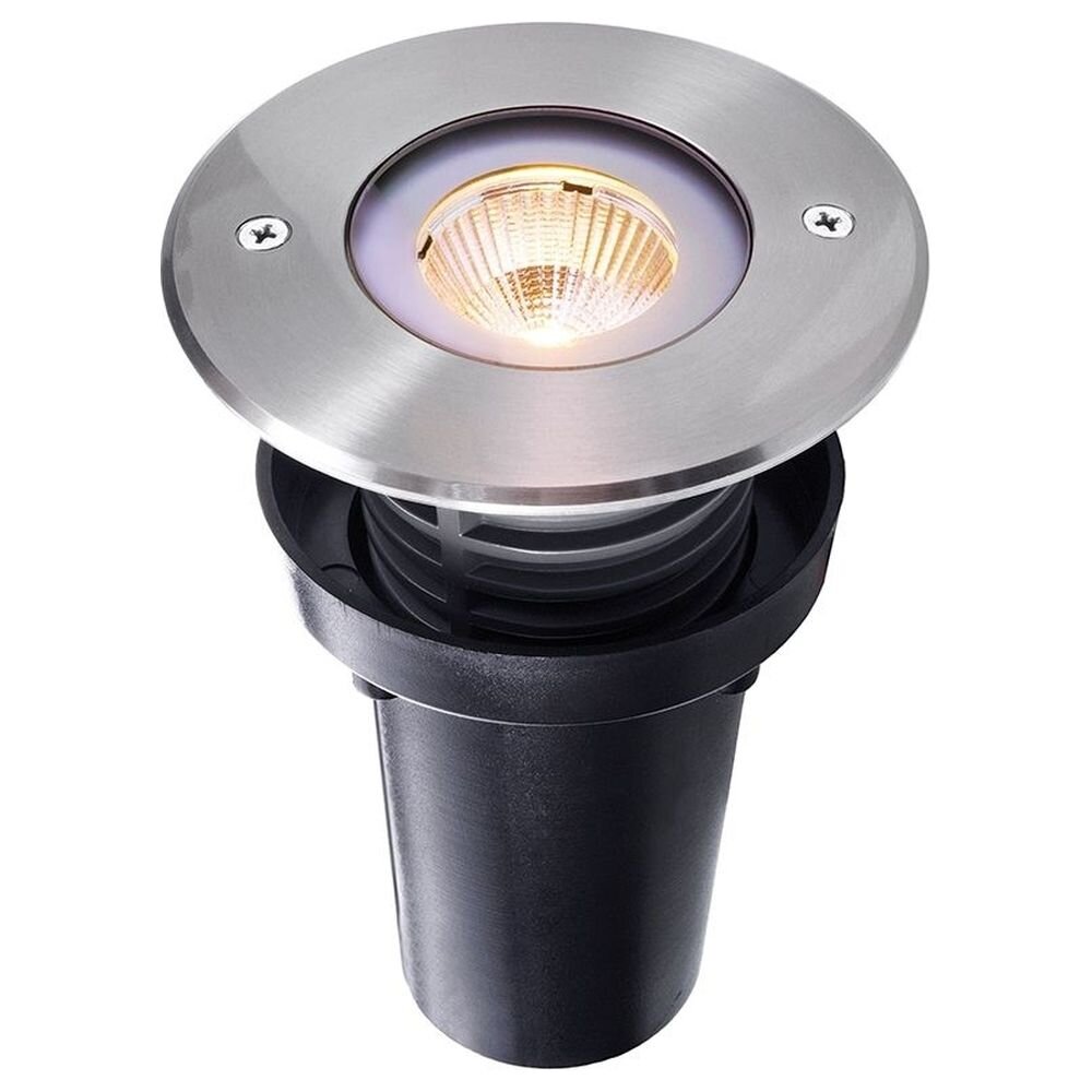 LED Bodeneinbauleuchte Tall COB I in Silber und Transparent 6W 720lm IP67
