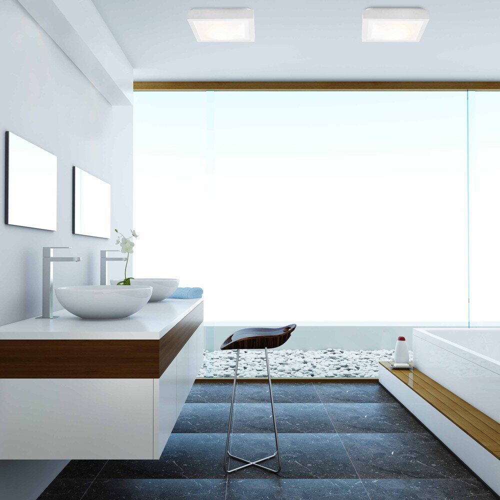 Elegante FARO Bad-Deckenleuchte Tola-2 Weiß günstig online kaufen