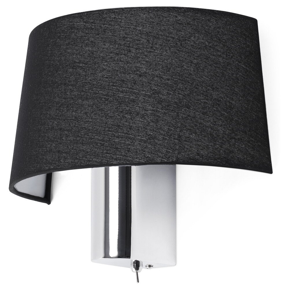 Moderne FARO Wandleuchte Hotel Schwarz