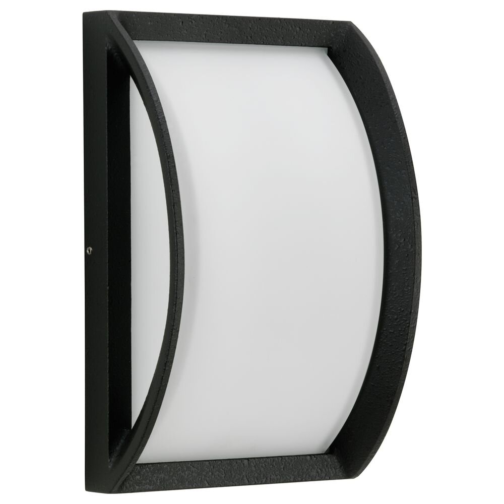 Wandleuchte A-252782, LED Platine, Aluguss, Opalglas, 285x185x105mm, IP44