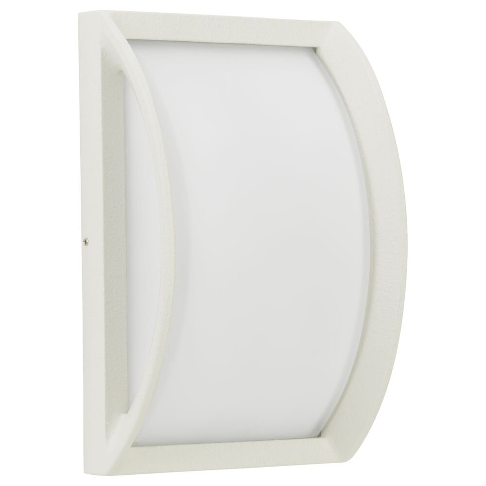 Wandleuchte A-252785, LED Platine, Aluguss, Opalglas, 285x185x105mm, IP44