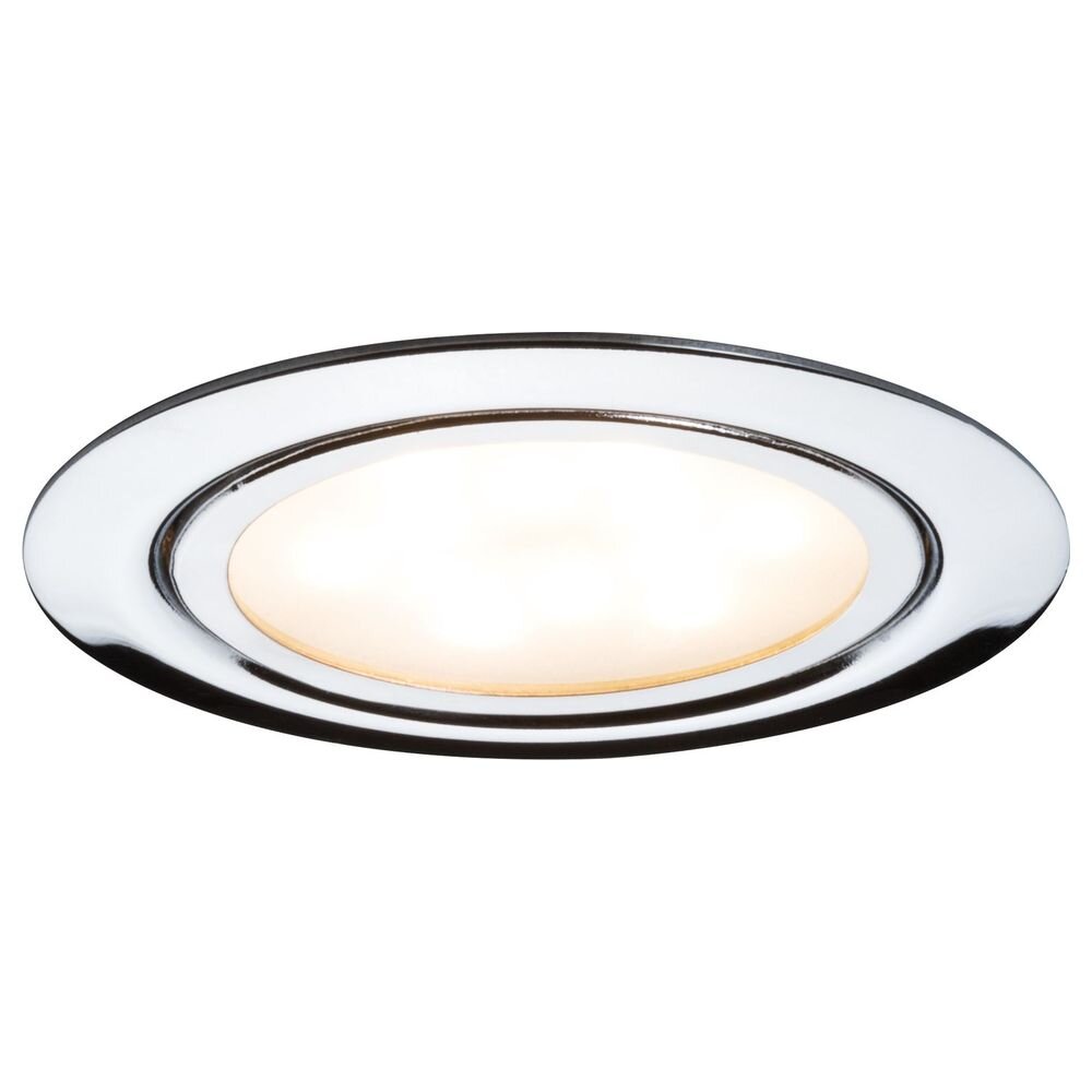 LED Möbel Einbauleuchte in Chrom 3er Set 3x 4,5W