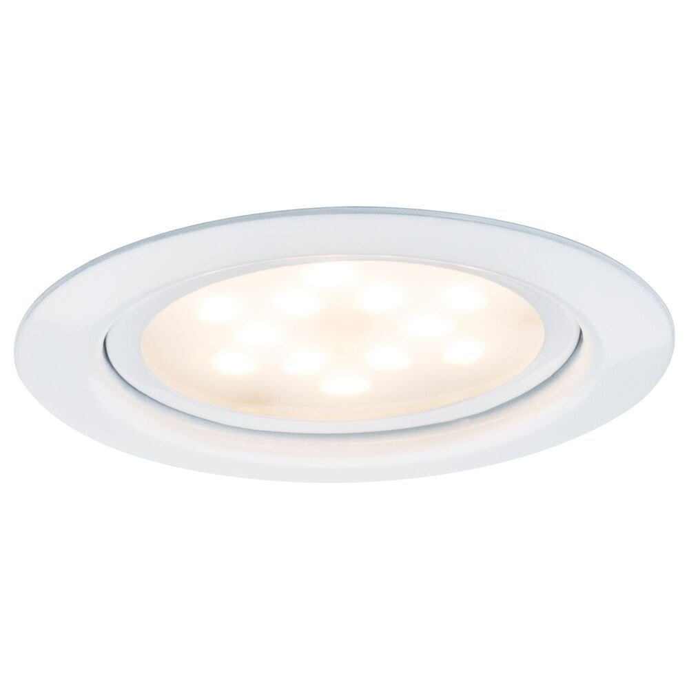 LED Möbel Einbauleuchte in Weiß 65mm