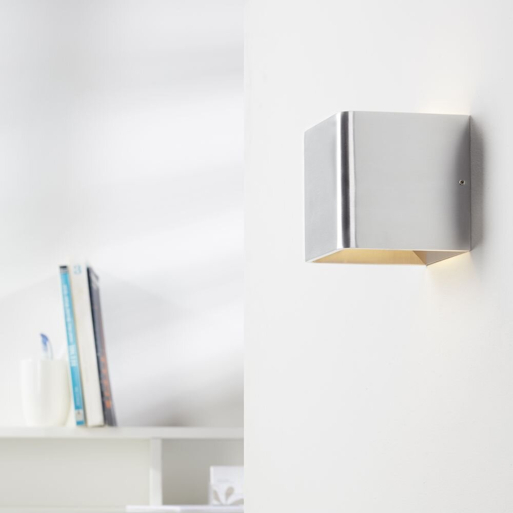 mylight Wandleuchte Fulda in silber