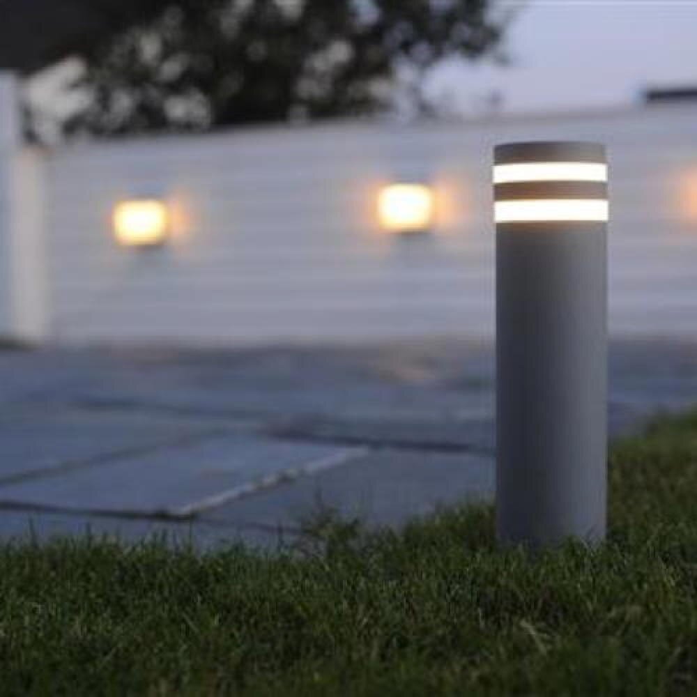 Modische ECO-LIGHT Design-Aussenwegeleuchte, anthrazit