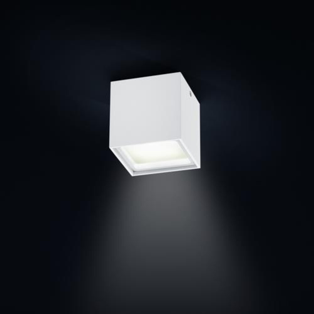 LED Aufbaustrahler Siri in weiß-matt mit Diffusor 15W 1350lm