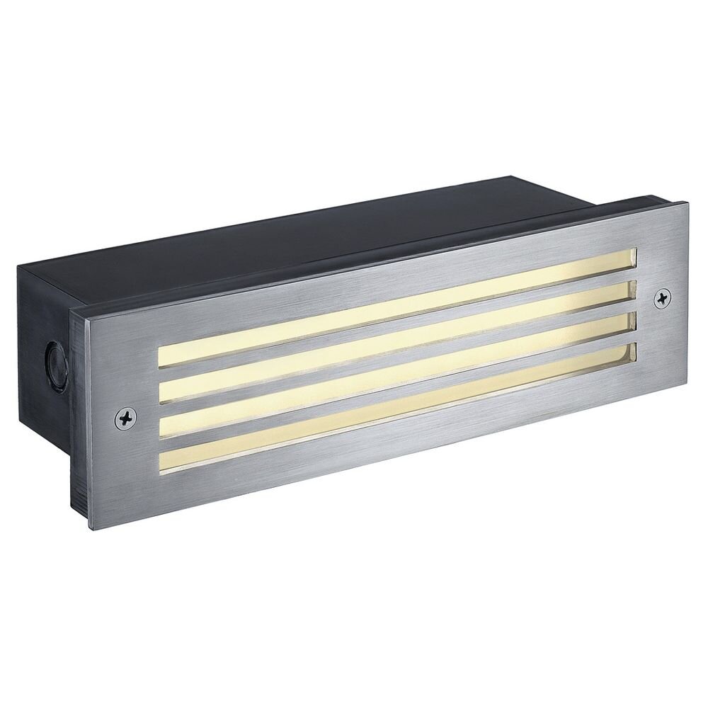 LED Einbauleuchte Brick Mesh, Edelstahl, IP54