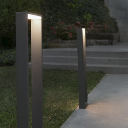 LED Wegeleuchte Alp in Dunkelgrau 800 mm