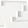 LED Wandleuchte A-282542, Edelstahl, 13W, 910lm, 3000K, Aluguss, Opalglas, IP44, 250x250x95mm