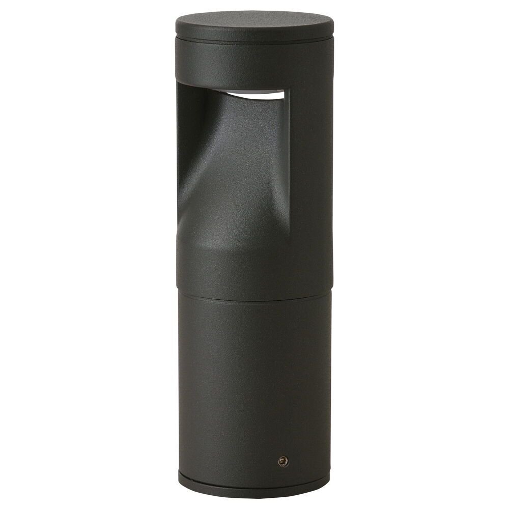 LED Wandleuchte A-282589, Aluguss, 7W, 600lm, 3000K, Graphit, Opal Polycarbotnat, IP65, 60x180mm