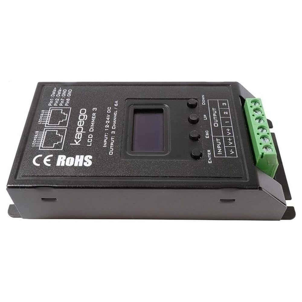 Controller LCD Dimmer 3 in Schwarz