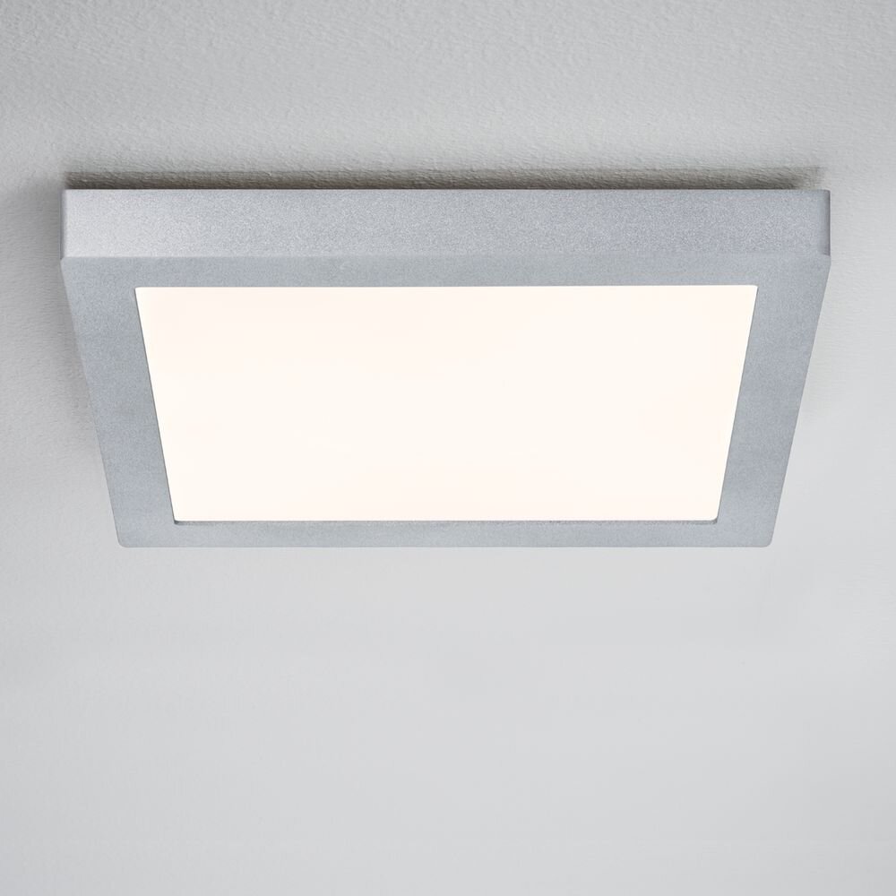 Luxuriöse LED Deckenleuchte Lunar Chrom matt 300 x 300 mm