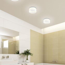 LED Aufbauleuchte Liv in weiß-matt 17W 740lm 200mm