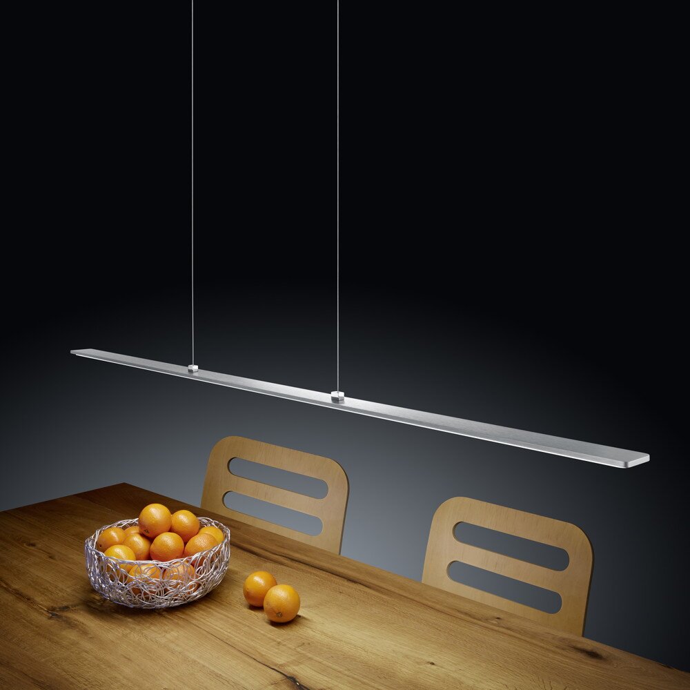 LED Pendelleuchte Lexx in nickel-matt 21W 1820lm dimmbar höhenverstellbar