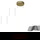 Edle LED Pendelleuchte Wave Pendant in messing