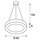 LED Pendelleuchte Medo Ring in weiß, Ø 600 mm