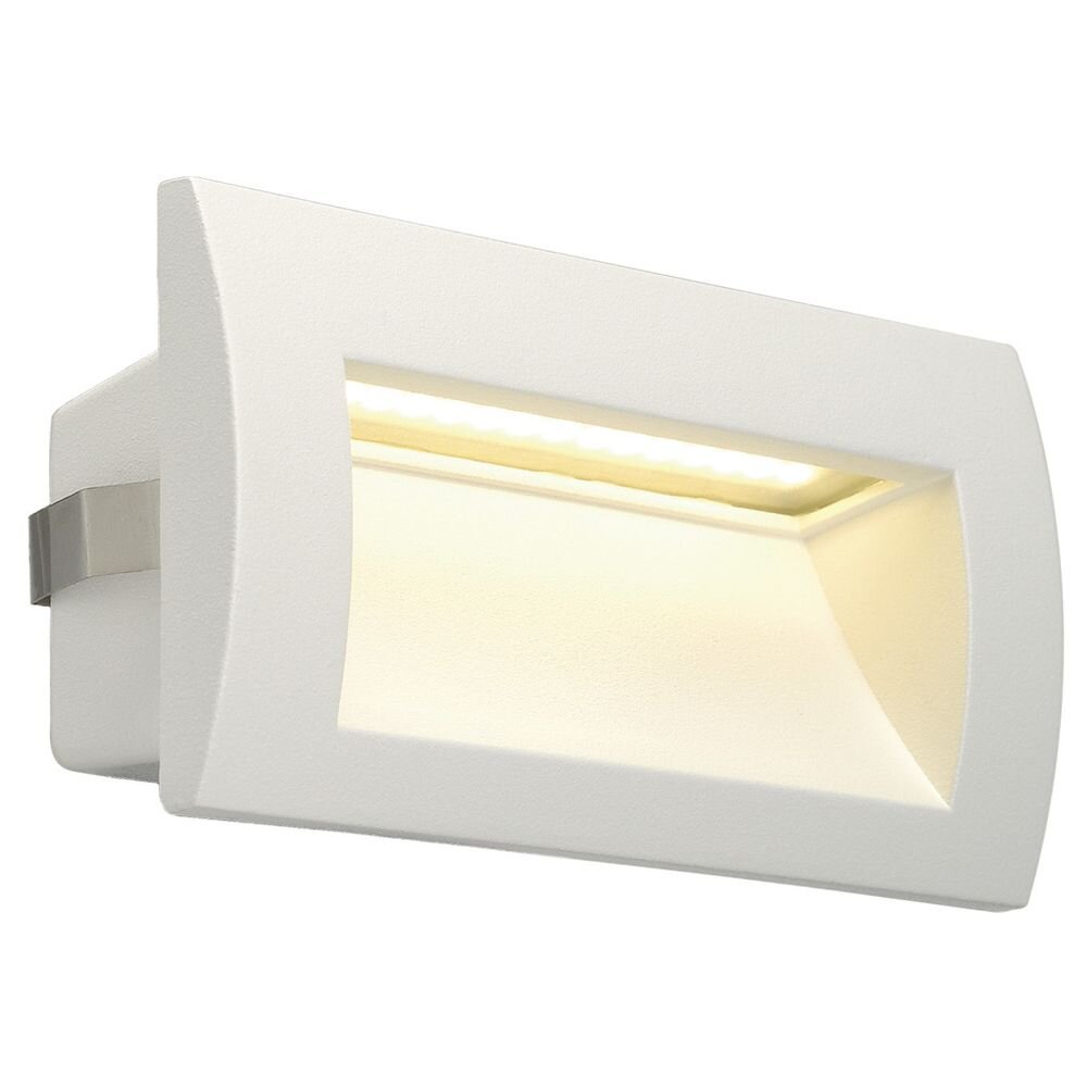 LED Wandeinbauleuchte Downunder Out M, IP55, 3000K, weiß günstig online kaufen