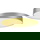 Deckenleuchte Medo 60, LED, in silbergrau, Ø 600 mm, umfunktionierbar zur Pendelleuchte