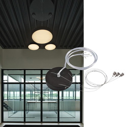 Abhängeset Medo 60 LED in schwarz