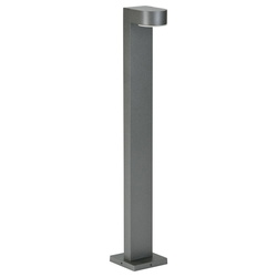 Geradlinige LED Pollerleuchte aus Aluminium in anthrazit,...