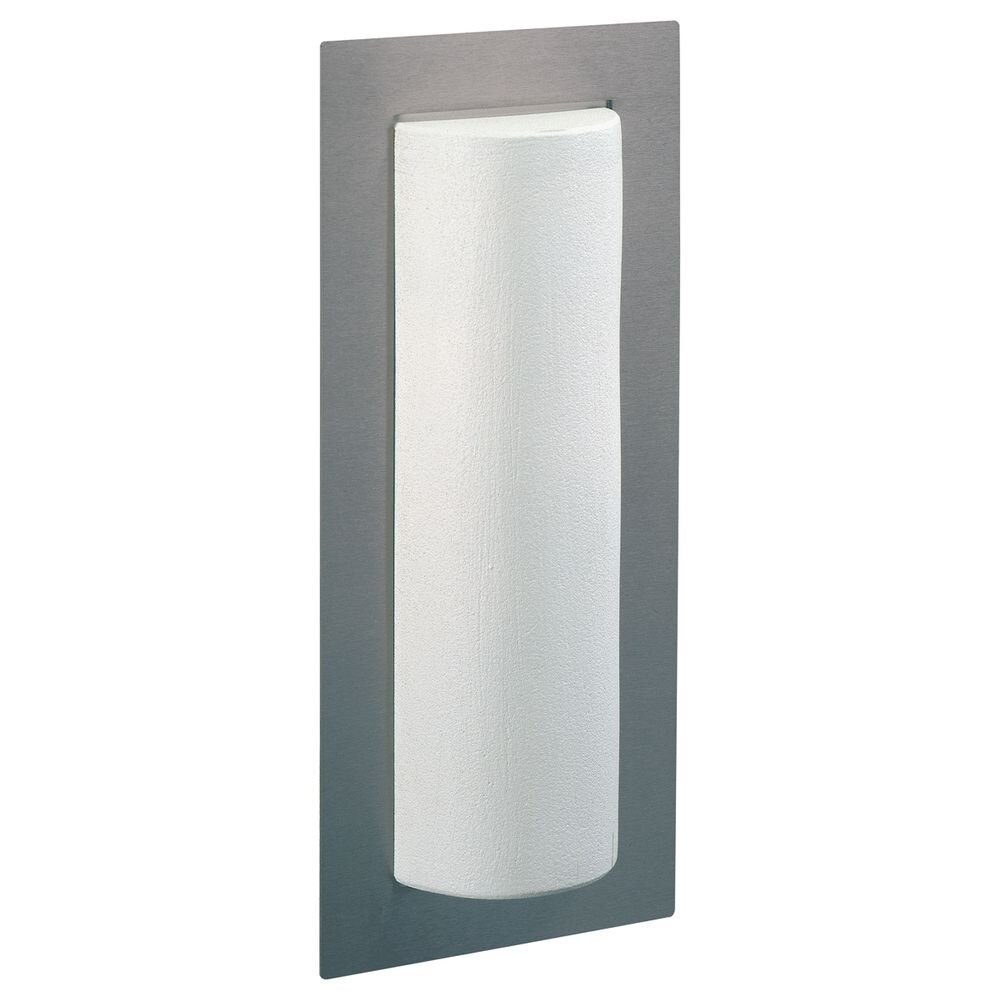 Wand- und Deckenleuchte A-290565, LED Platine, Edelstahl, Opalglas, IP44, 350 x150x70mm