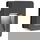 Zeitloser Außen-Wandeinbaustrahler Nase aus Aluminium in anthrazit / dunkelgrau, 90 x 135 mm