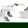 LED Einbaustrahler Son in Weiß 112 mm 2700K