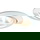Premium LED Einbauleuchte Coin, dimmbar, rund, schwenkbar aus Alu Zink in weiß matt, 1x7W