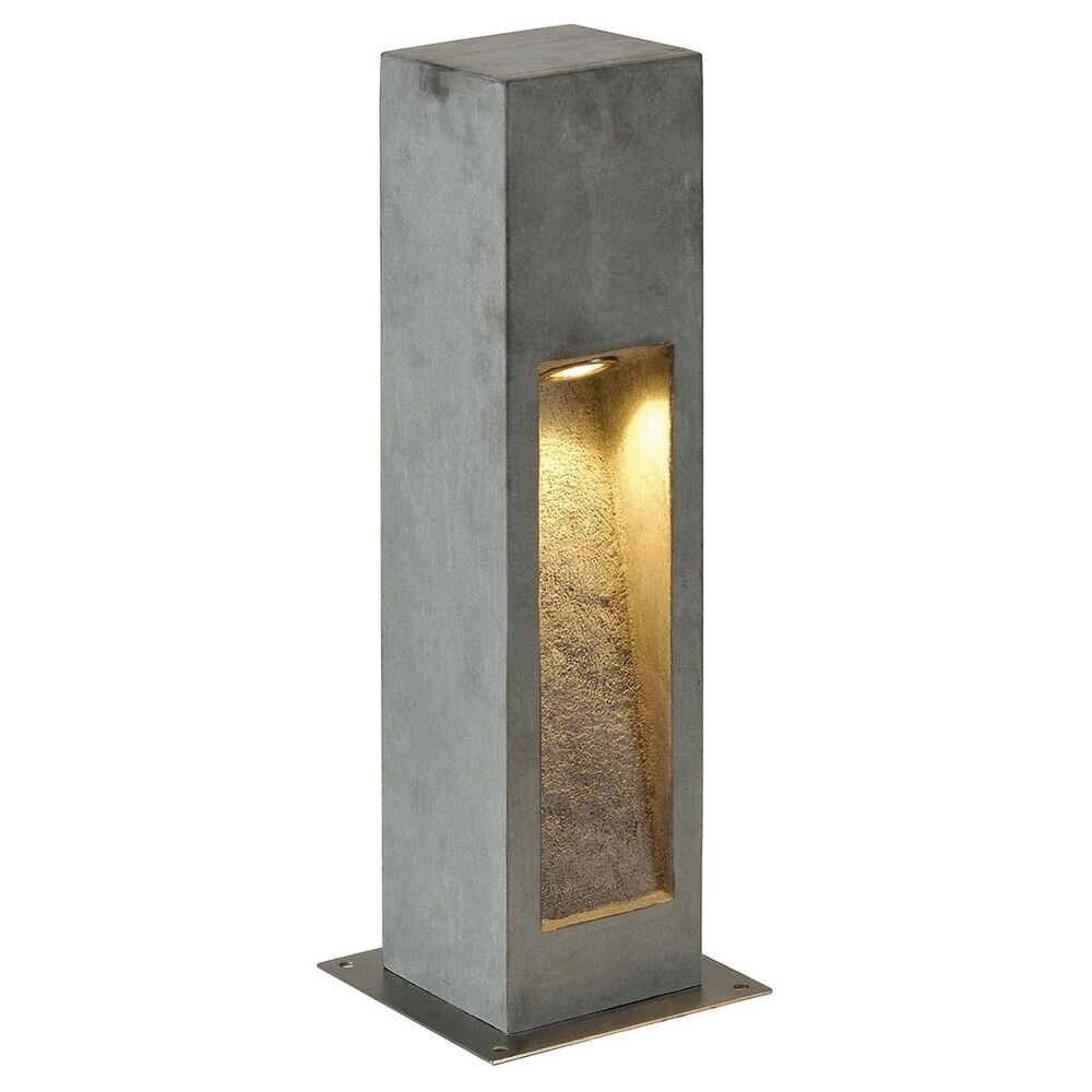 LED Wegeleuchte Arrock Stone aus Basalt, in steingrau und in 50 cm