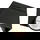 Einflammige Deckenleuchte Kardamod in schwarz matt, QPAR111, eckig, dreh- und schwenkbar