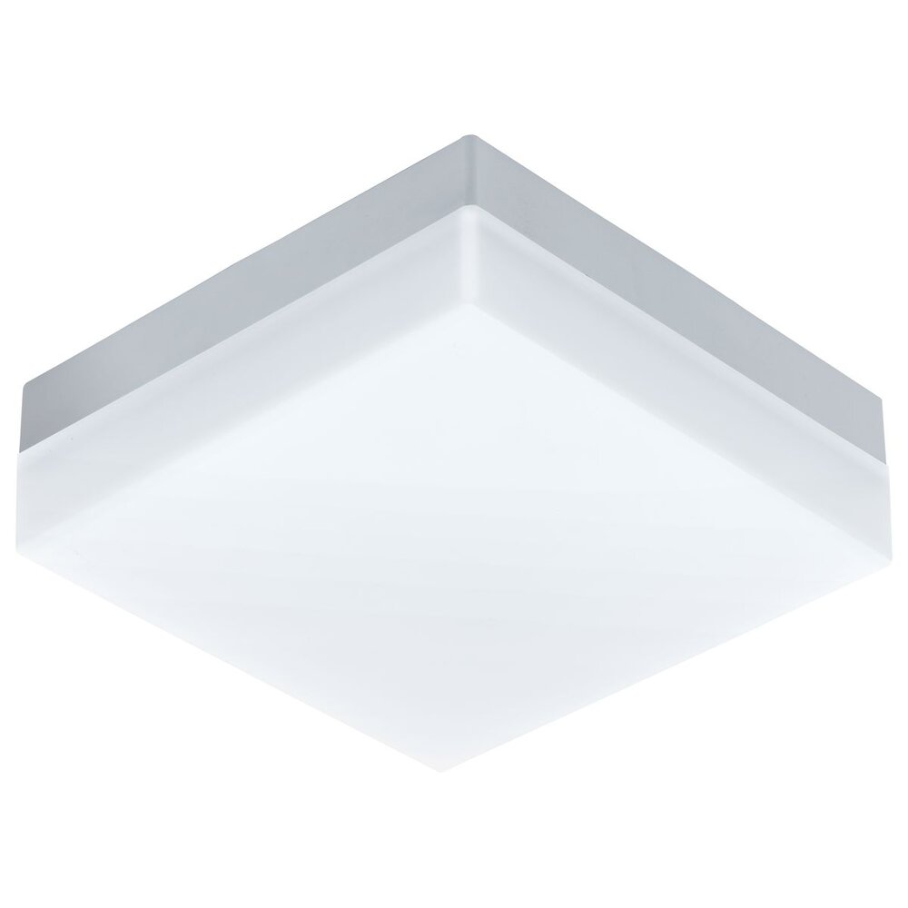 LED Außenwand- und Deckenleuchte IP44 eckig 215x215mm Weiß