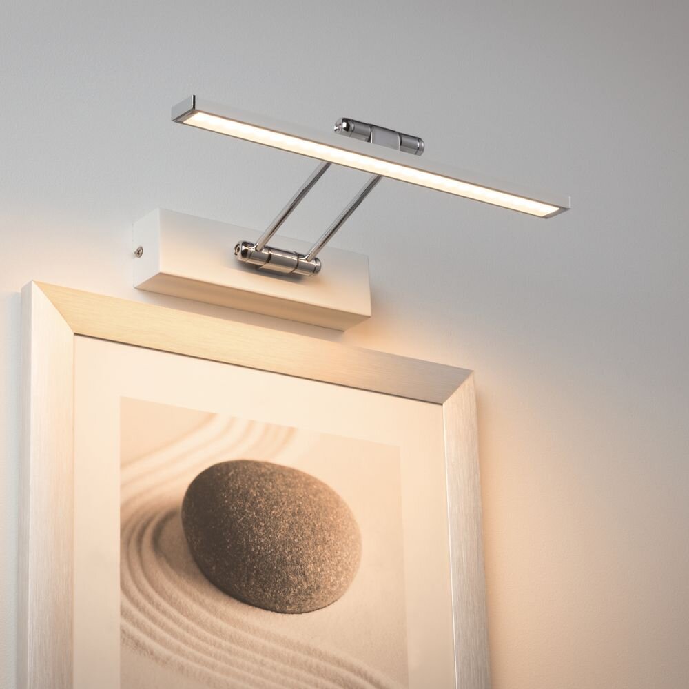 Paulmann Beam Badezimmer LED IP44 zeitlos Chrom Weiß Metall 1-flammig