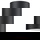 LED Wandleuchte Rold schwarz abgerundet up and down