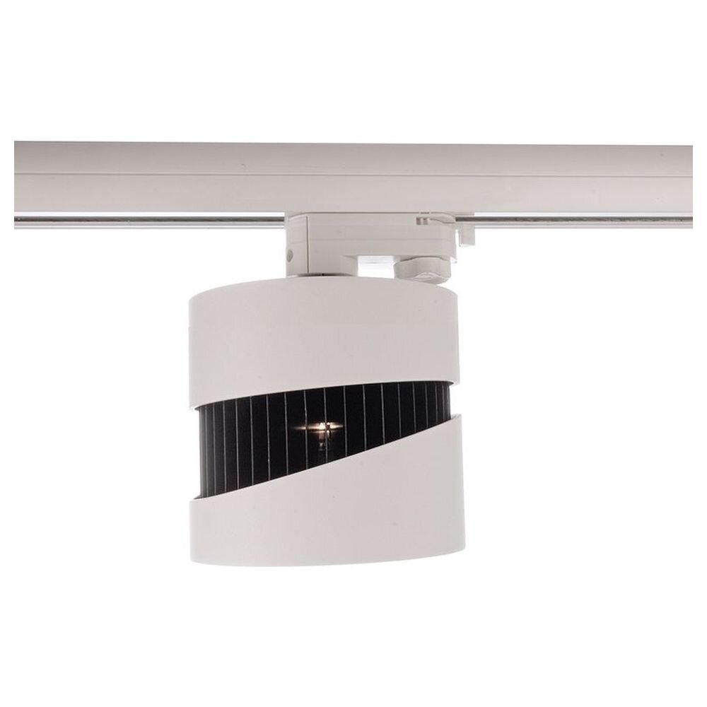 LED Leuchtenspot Black & White Rund 3-Phasen Schienensystem 26W 2500lm günstig online kaufen