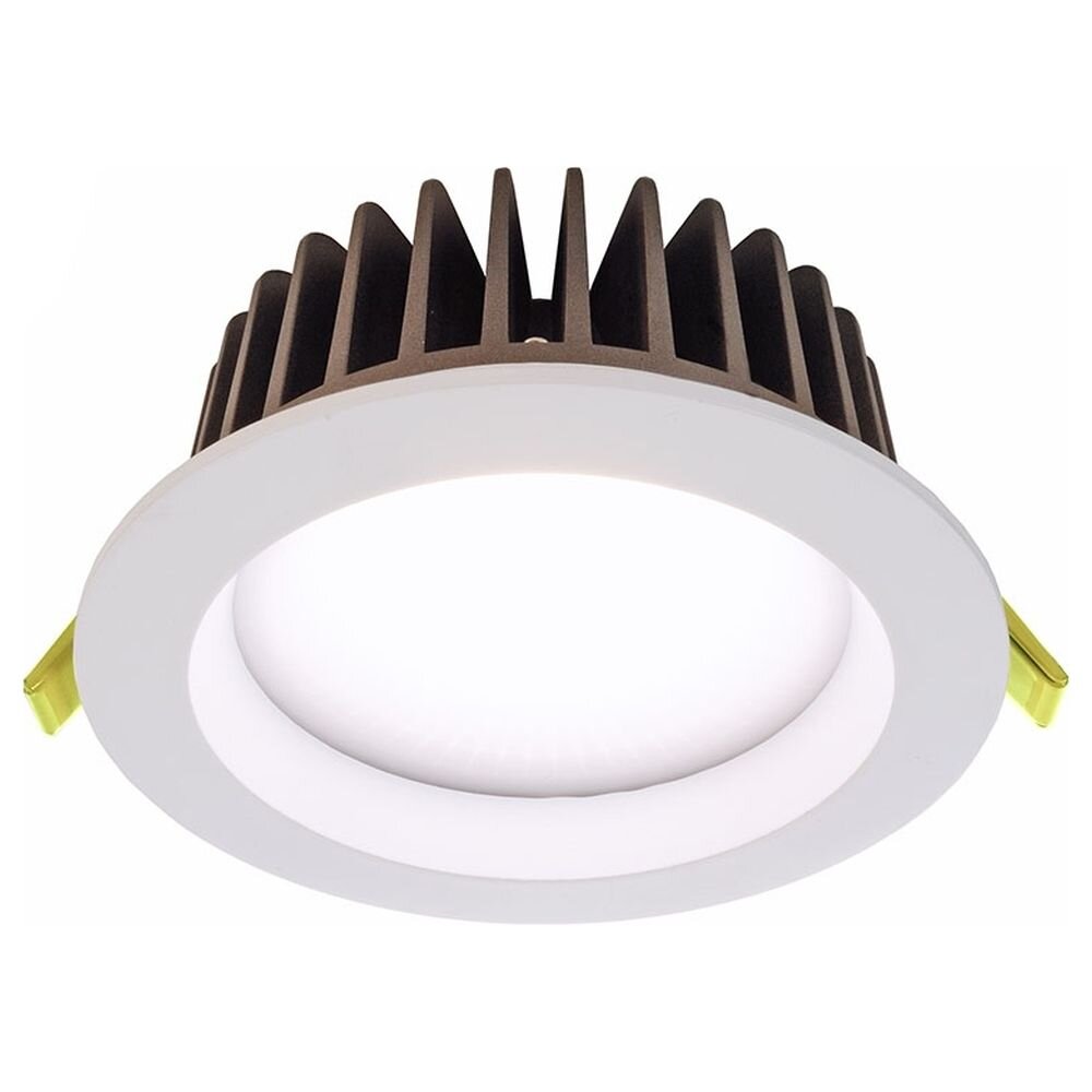 LED Deckeneinbaustrahler COB 130 18W aus Aluminium in weiß, 4000K, neutralw günstig online kaufen