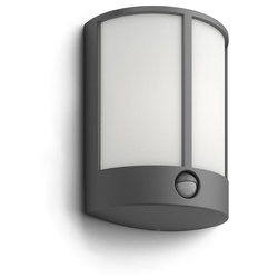 Geschmackvolle LED Wandleuchte aus Aluminium in anthrazit...
