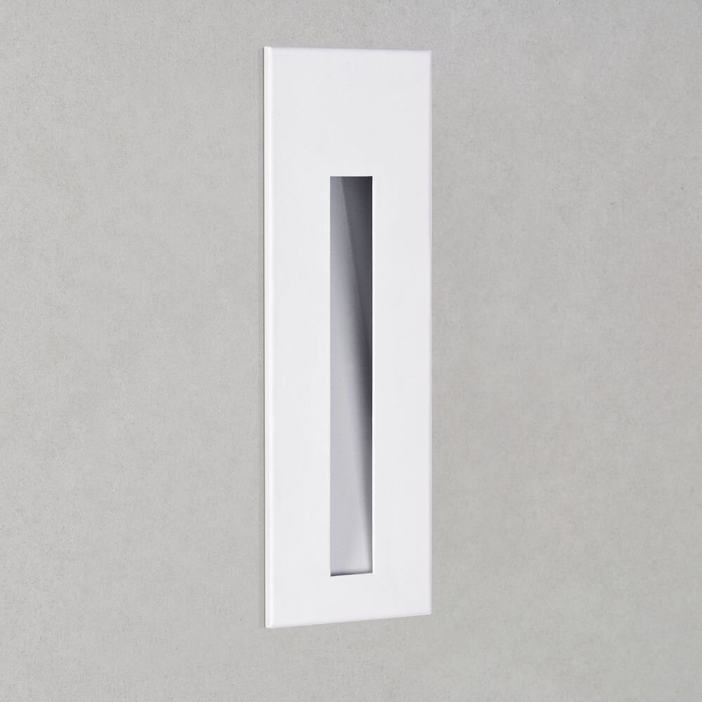 LED Wandeinbauleuchte Borgo in Weiß-Matt 2W 40lm 170x55mm 2700K günstig online kaufen