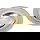 Einflammiger LED-Einbaustrahler New Tria 1, Clipfedern, rund, alu gebürstet, 2700K