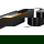 Wandleuchte Ossa, in schwarz, 300 mm lang