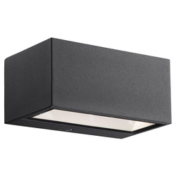 LED Außenwandleuchte Nene schwarz