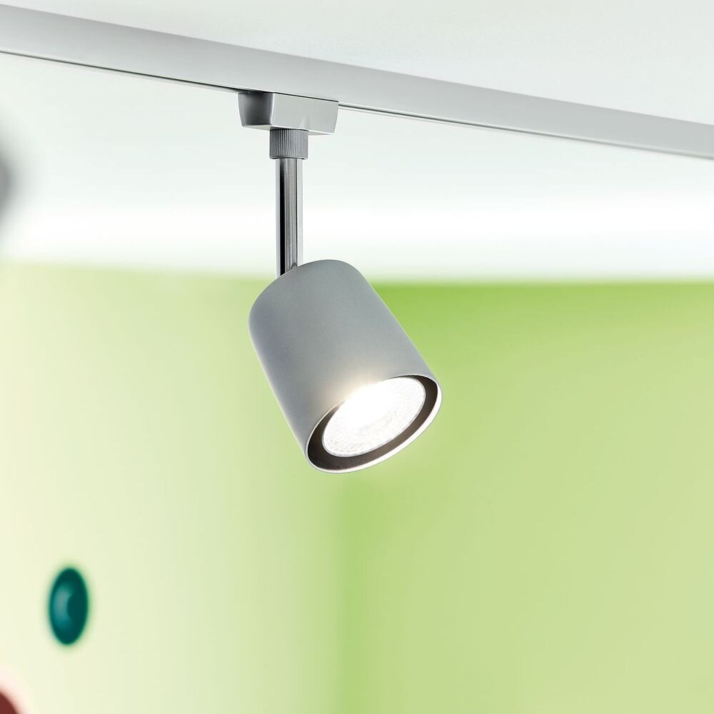 Paulmann LED Deckenleuchte URail Set GU10 Cover Chrom matt max. 10W, Schienensystem