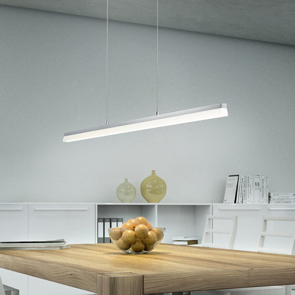LED Pendelleuchte Moya in aluminium-matt 30W 2645lm