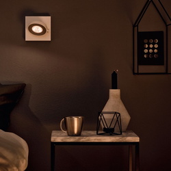 Zeitloser myLiving Deckenspot Clockwork in weiß,...