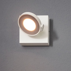 Zeitloser myLiving Deckenspot Clockwork in weiß,...